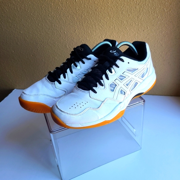 ASICS Gel-Renma Men's size 8.5 Indoor/Outdoor Shoe (White/Black) (1071A068.101) - Picture 8 of 10